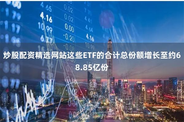炒股配资精选网站这些ETF的合计总份额增长至约68.85亿份