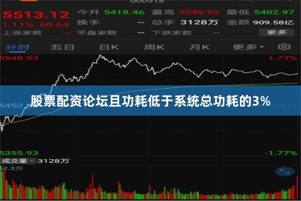 股票配资论坛且功耗低于系统总功耗的3%